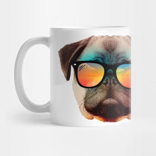 Cool summer house pug Mug